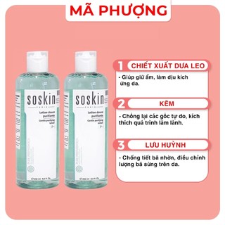 TONER MỤN SOSKIN lotion