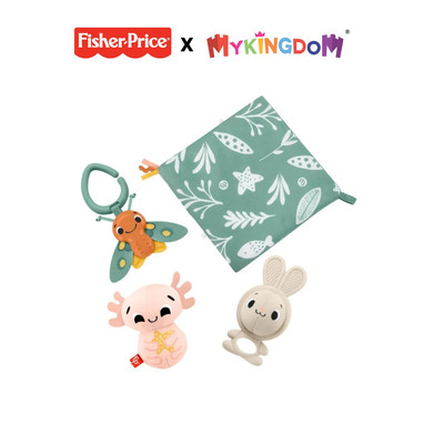 Bộ Đồ Chơi 4 Món Phát Triển Giác Quan Cho Bé Sơ Sinh FISHER PRICE MATTEL HRB17