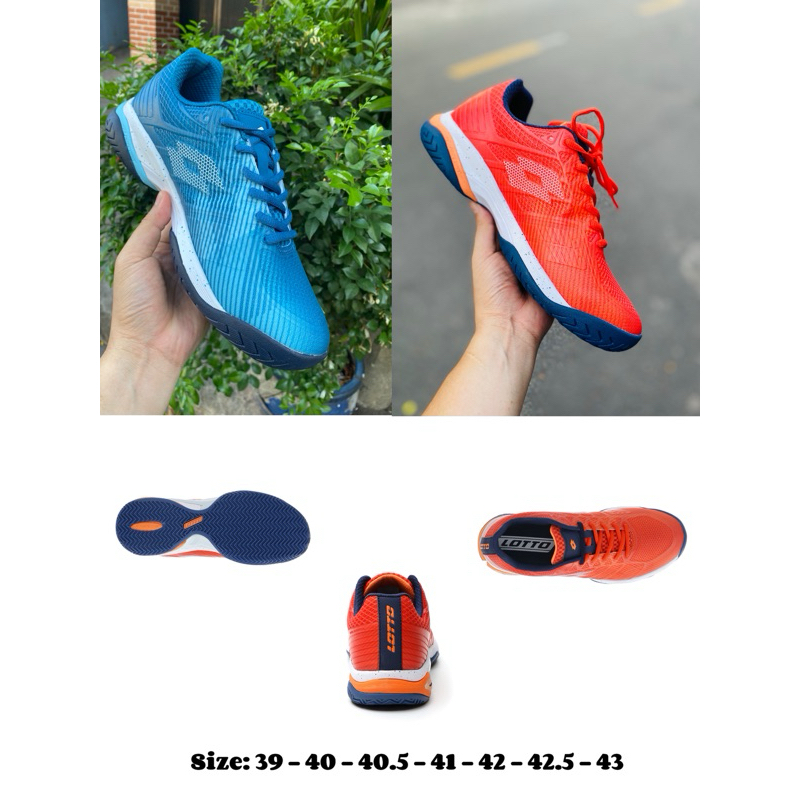 [HT] LOTTO MIRAGE 300 giày pickleball - tennis chuyên nghiệp - Bộ đế cực bền. chống mài mòn.