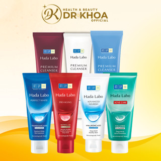 Sữa Rửa Mặt Hada Labo Advanced Nourish, Perfect White, Acne Care, Pro Anti Aging Cleanser 80g SRM