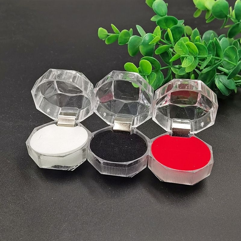 5 Hộp đựng nhẫn nhựa trong suốt