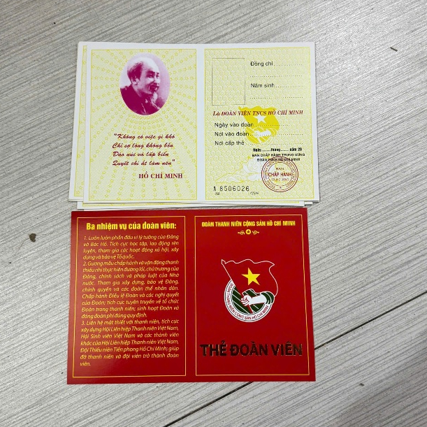 Combo 50 THẺ ĐOÀN VIÊN - thẻ đoàn