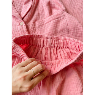 Pyjama mặc nhà xô muslin mềm mịn - Mé Hè