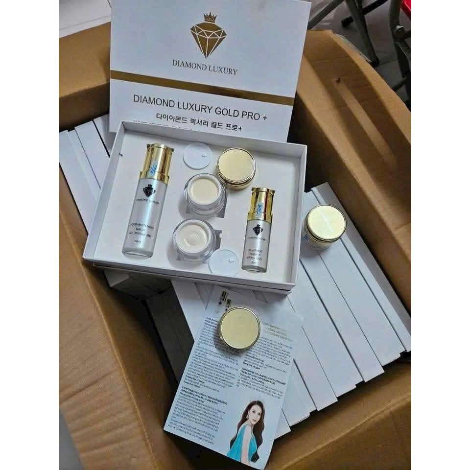 Bộ Kem Diamond Luxury Gold Pro Hàn Quốc ( Mẫu Mới 2025 )