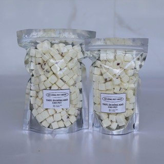  Viên phô mai mix việt quất sấy đông khô cho chó mèo hamster bọ sóc bổ sung chất xơ vitamin hỗ trợ vỗ béo tăng nọng 