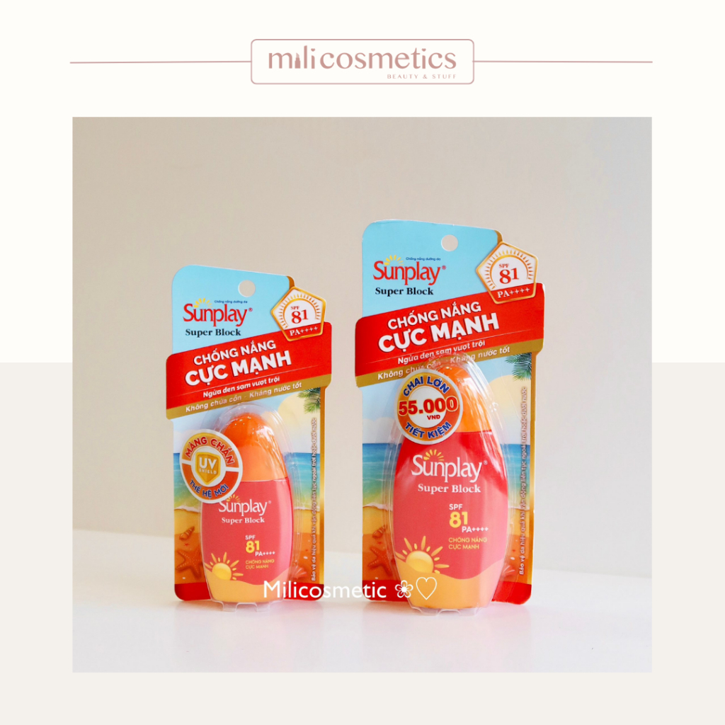 Kem chống nắng Sunplay Super Block SPF 81 PA++++