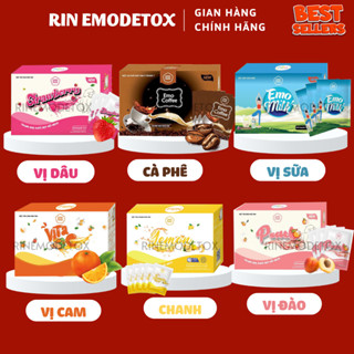 [Che Tên + Quà Tặng] Nước Uống Hoa Quả Detox 8 Vị Dễ Uống/ Giảm Cân Emo Chính Hãng