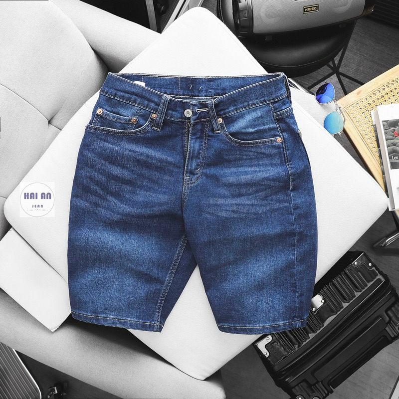 Quần Short Jean Nam nhiều màu thời trang cambodia- quần bò ngắn nam jean co giản Hải An Jeans