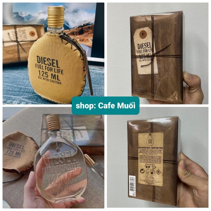 NƯỚC HOA NAM Diesel Fuel For Life Use With Caution EDT 125ml