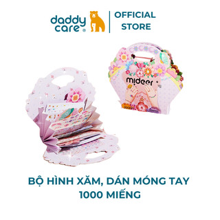 Hình Xăm Cho Bé Gái Kèm Sticker Dán Móng Tay Mideer Garden Fairy Dress Up Sticker Pack 1000 Miếng
