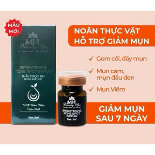 Noãn thực vật MH Beauty màu xanh 5ml serum giảm mụn dưỡng phục hồi da làm dịu da 