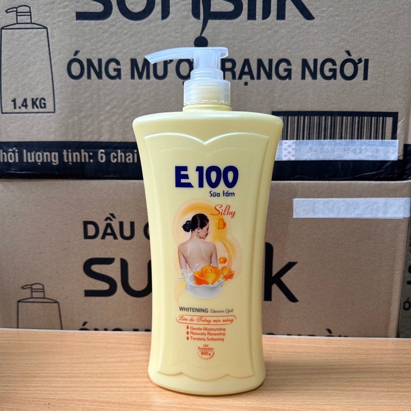 Sữa tắm E100 hương Silky 800g