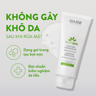 Sữa rửa mặt Babe Purifying Cleansing Gel 200ml