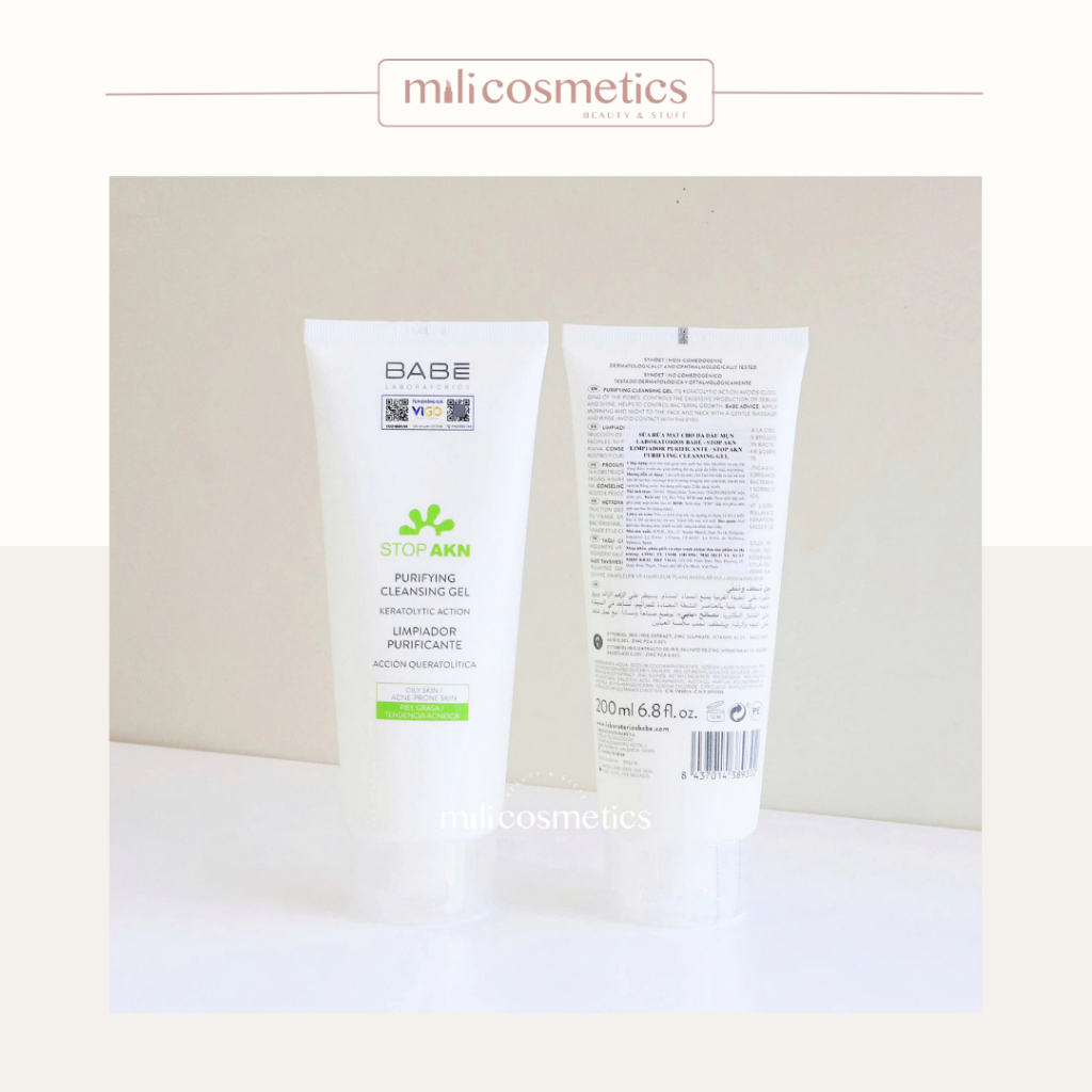 Sữa rửa mặt Babe Purifying Cleansing Gel 200ml