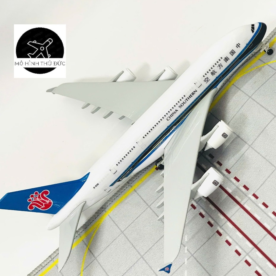 Máy Bay Airbus 380-800 "China Southern Airlines" - Mô Hình Kim Loại Cao Cấp Đúc Khuôn Tỉ Lệ 1/400