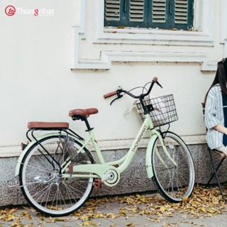 XE ĐẠP THỐNG NHẤT LD 24 / LD 26 (tặng: đèn, đệm sau,khóa, chuông, chắn chân, lục giác)