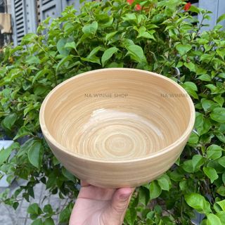 Chậu tre ngâm tay chân, gỗ tự nhiên zise 15,20,25,30,35 Cm [ Hỏa tốc 2H ]