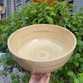 Chậu tre ngâm tay chân, gỗ tự nhiên zise 15,20,25,30,35 Cm [ Hỏa tốc 2H ]