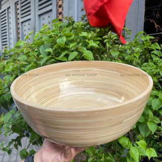 Chậu tre ngâm tay chân, gỗ tự nhiên zise 15,20,25,30,35 Cm [ Hỏa tốc 2H ]