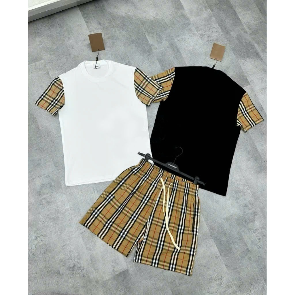 Bộ Phông Hè Họa tiết kẻ Caro Siêu Hot - chất liệu Cotton co dãn,thoáng mát phù hợp cho cả nam và nữ