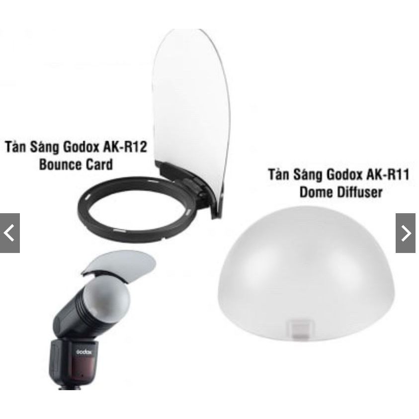 Bộ tản sáng Godox AK-R12, Godox AK-R11 , Ngàm Godox S-R1 mới. giúp tản sáng và làm mềm ánh sáng .