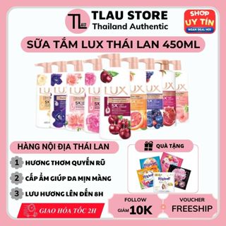 Sữa tắm Lux Thái Lan chính hãng hương nước hoa 450ml giúp dưỡng ẩm, trắng da - TLAU Store