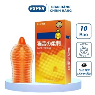  Bao cao su gai lưỡi mèo thế hệ mới bcs có gai siêu mỏng kéo dài thời gian quan hệ 