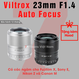  Ống kính Viltrox 23mm F1.4  Auto Focus - Lens góc rộng đa dụng lấy nét tự động cho Fujfilm X Sony E Nikon Z và Canon M 