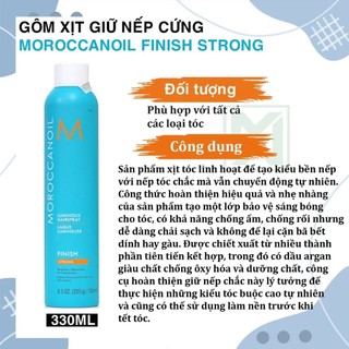 Gôm xịt giữ nếp tóc Moroccanoil 330ML