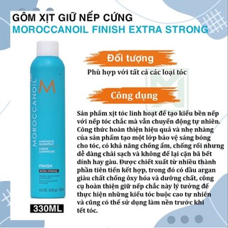 Gôm xịt giữ nếp tóc Moroccanoil 330ML