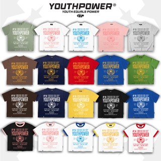 Áo Thun Big Boxy YOUTHPOWER FOREVER FOR LOVE From Rộng Nam Nữ Cổ Tròn Chất Liệu Cotton In Lụa Local Brand