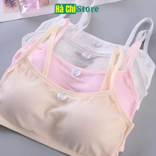 Sét 3 Áo Lót Nữ Lá Bra Học Sinh Mút Mỏng 2 Dây Có Đệm Ngực