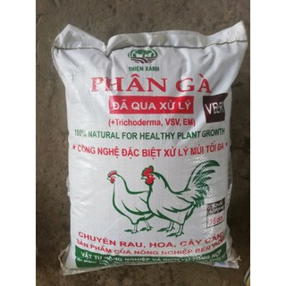 Phân gà Vber đã qua xử lí ( + Trichoderma, VSV, EM) bao 15dm3
