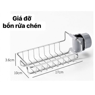 kệ inox gác bồn rửa chén