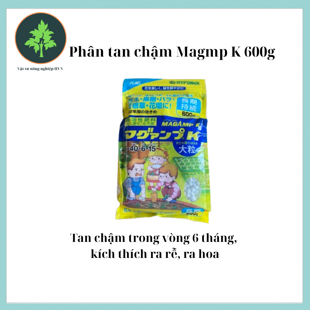 Phân tan chậm Nhật Bản Magampk 6-40-6-15 600 gram