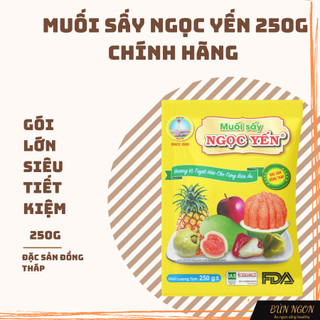  1 Kg Muối Sấy Ngọc Yến Chấm Hoa Quả - Đặc sản Đồng Tháp Chính Hãng 250gr Date Mới - Bún Ngon 