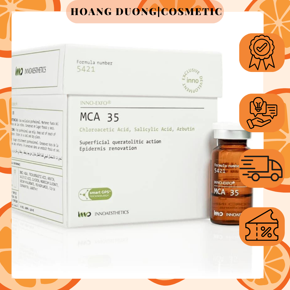Hoạt Chất Peel MCA 35% Trẻ Hoá Da Toàn Diện, Xoá Nhăn Sâu Innoaesthetics INNO MCA 35
