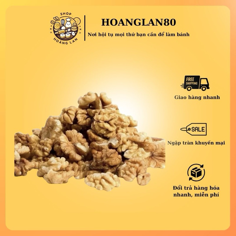 Hạt óc chó tách vỏ 100g