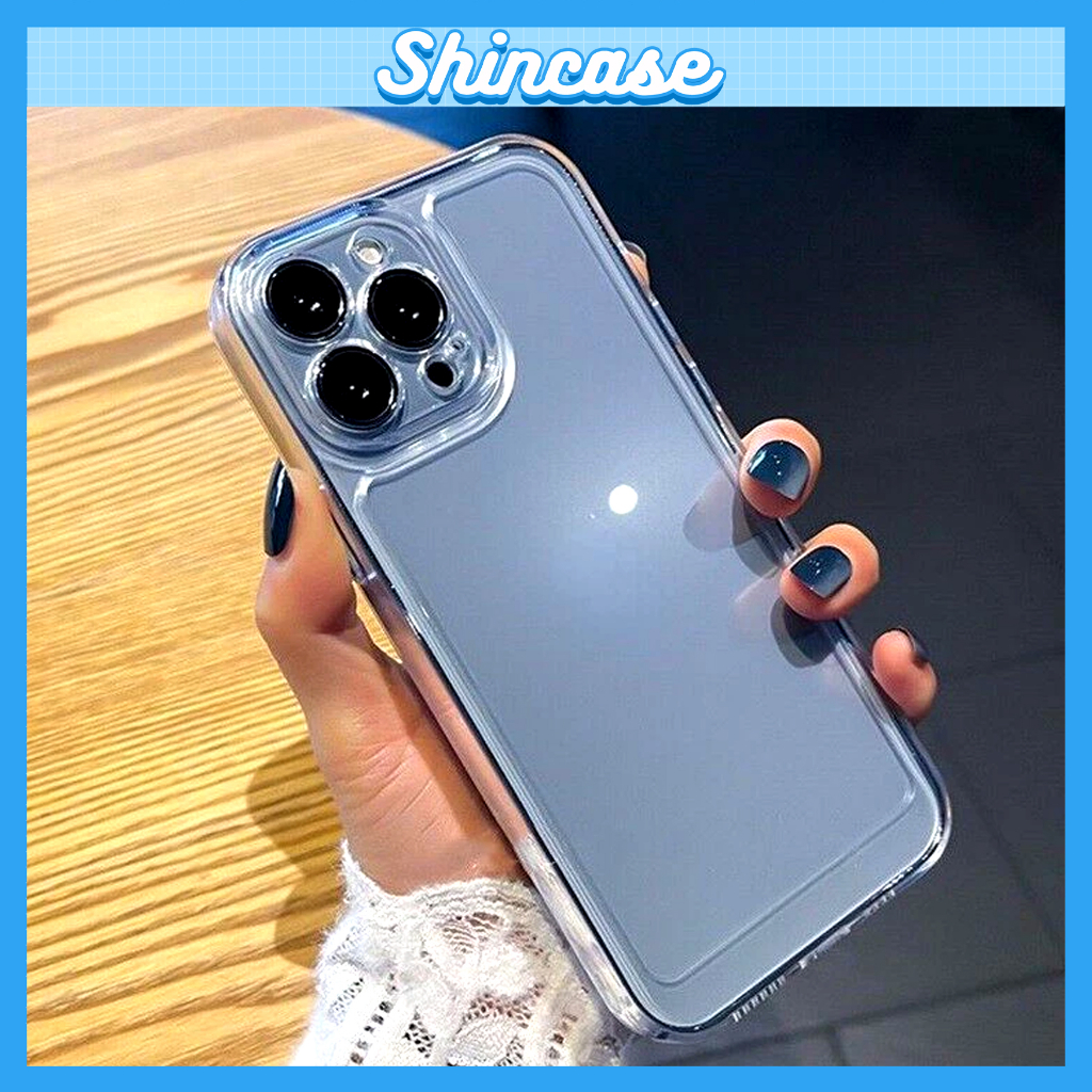 Ốp Lưng Điện Thoại iPhone Trong Suốt Chống Sốc Bảo Vệ Camera - iP 7/8/X/XS/11/12/13/14/15/16/17/Plus/Pro/Max/Air