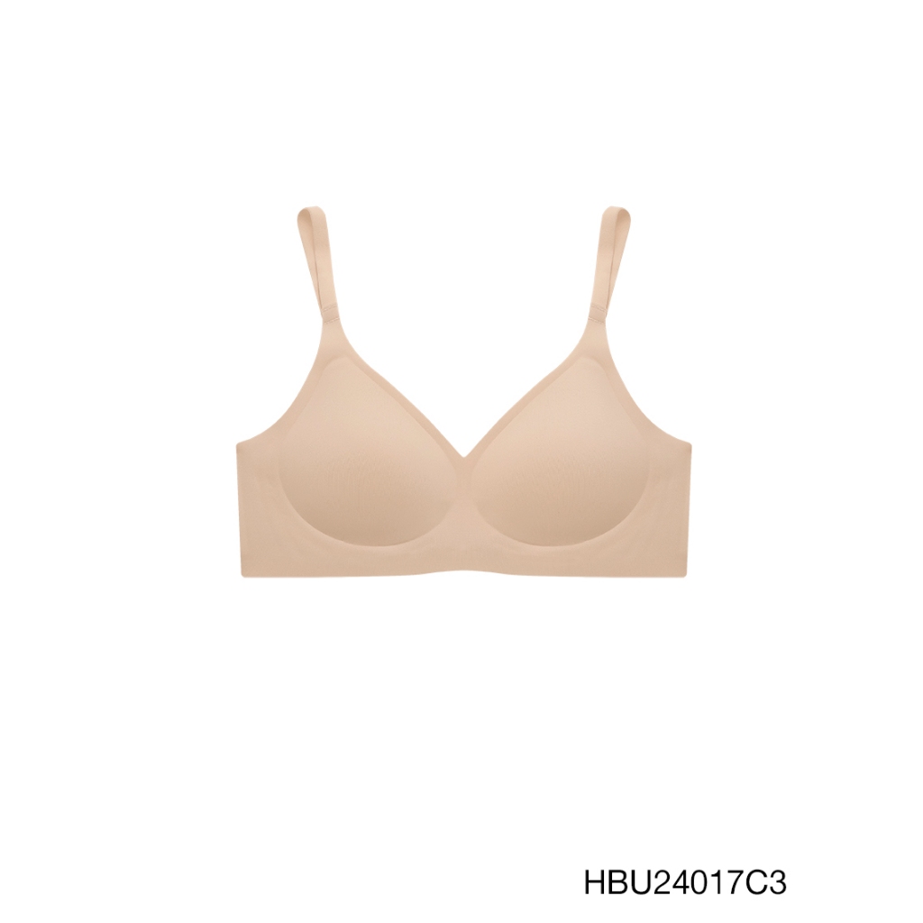 Áo Lót Không Gọng Không Viền May Mút Mỏng Màu Trơn Happy Lady By Sabina HBU24017