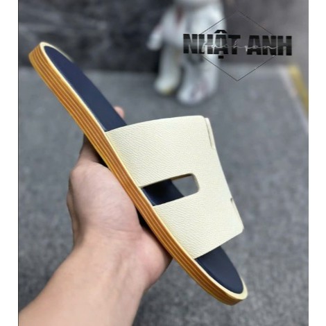 Dép Nam Form Likeaut HM Siêu cấp Màu Kem Be Đế Fip Fullbox - HM STORE VIET NAM