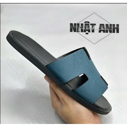 Dép Nam Form Likeaut HM Siêu cấp Màu Xanh Navy Đế Fip Fullbox - HM STORE VIET NAM