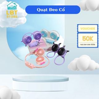 Quạt Đeo Cổ Hình Thú Không Cánh Wind Cute Sạc Tích Điện 3 Cấp Độ Gió Tiện Lợi Mang Đi LBT Store
