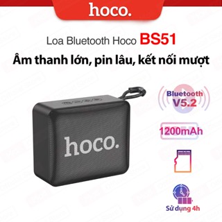 Loa Bluetooth pin 1200mAh V5.2 Hoco BS51 - Nghe nhạc cực đã, Nhỏ gọn dễ mang, Tốc độ kết nối siêu nhanh