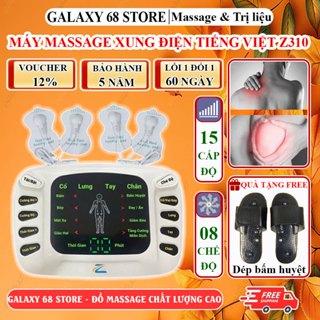 Máy Massage Xung Điện Trị Liệu Vật Lí, Máy Mát Xa Châm Cứu Tiếng Việt Z310 Giảm Nhức Mỏi Toàn Thân