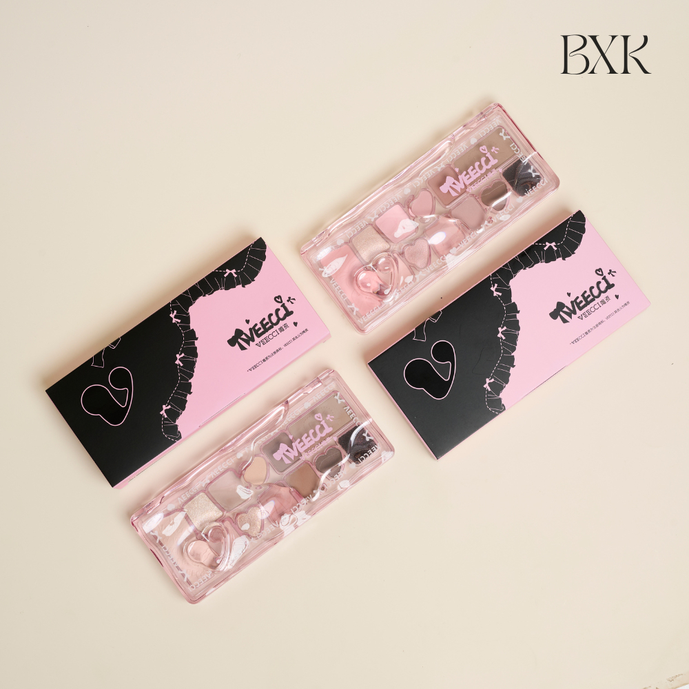 Bảng Phấn Mắt VEECCI 11 Ô Bền Màu Lâu Trôi Kèm Ô Vệ Sinh Cọ Khô Đa Năng BXK COSMETICS