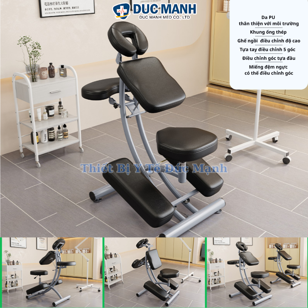 Ghế Massage Trị Liệu Đa Năng, Ghế tác động cột sống, ghế đa năng spa làm đẹp, ghế đa năng