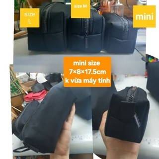 Hộp bút vải đen trơn