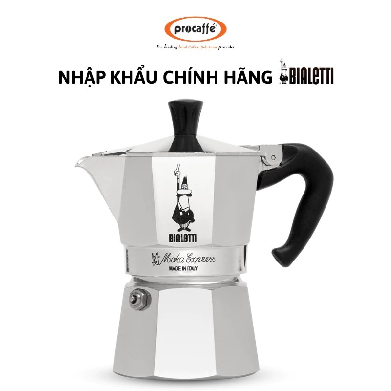 Ấm pha cà phê Bialetti moka express 9 cup, ấm moka pot, sản xuất tại Ý