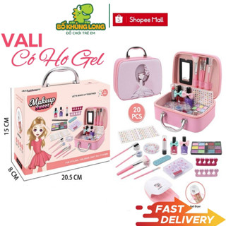  Đồ Chơi Trang Điểm Cho Bé BỐ KHỦNG LONG Bộ Đồ Chơi Make Up Có Hơ Móng Tay Trang Điểm Thật Qùa Tặng Bé Gái 